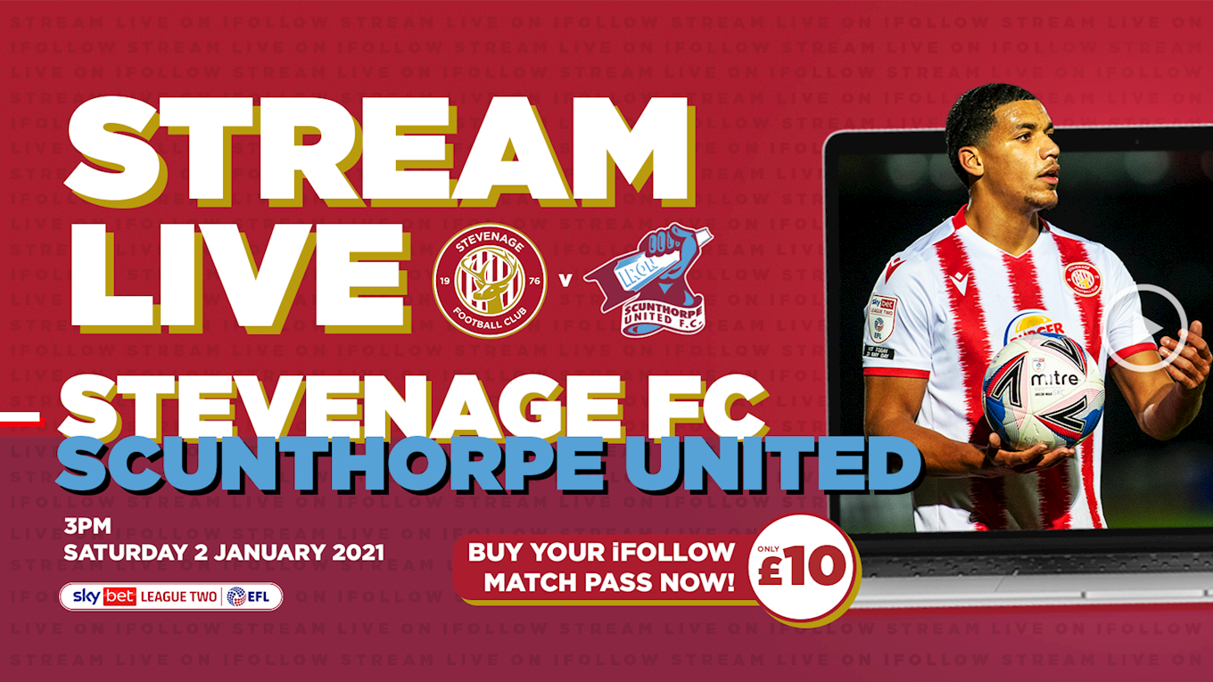 Stream Stevenage vs Scunthorpe on Saturday with an iFollow Match Pass - News